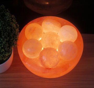 Bowl(Balls) Salt Lamp