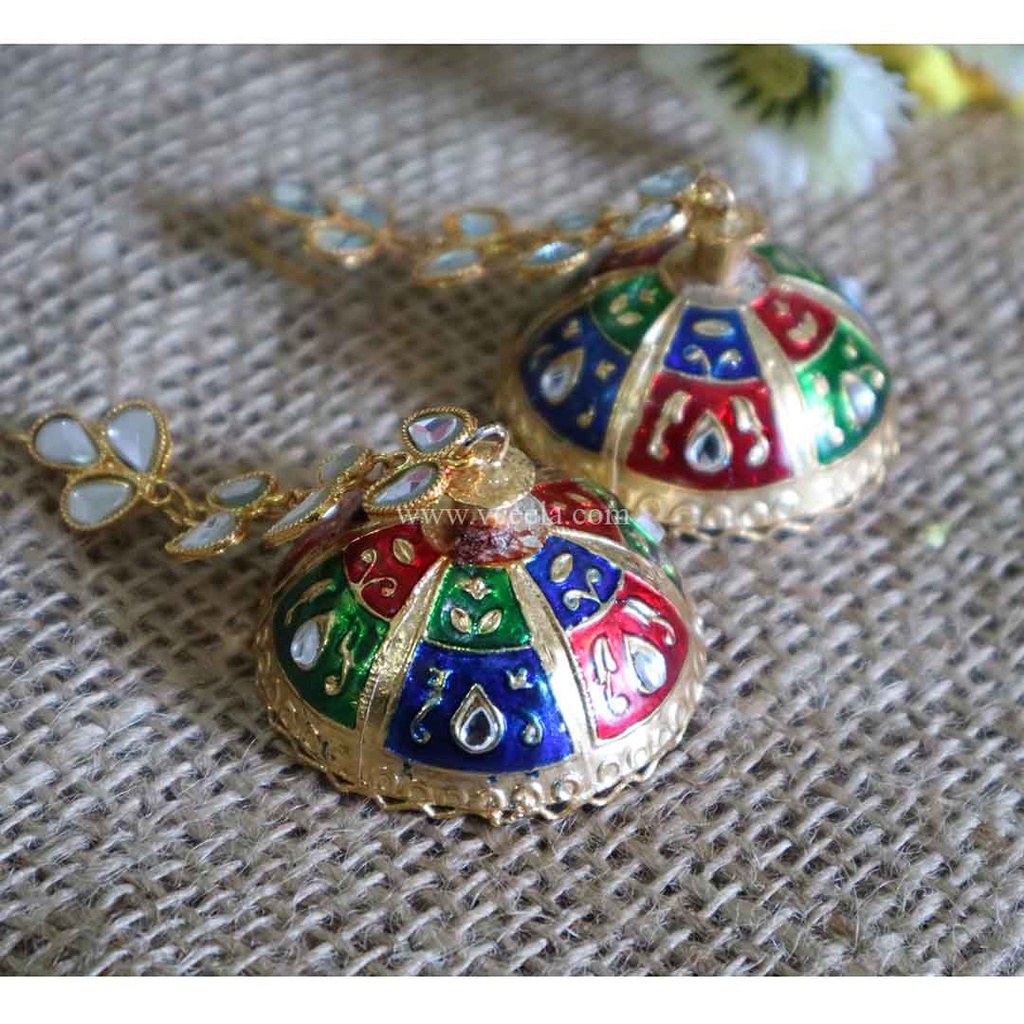 Earring Tops - Antique Saraiki Jewellery