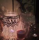 macrame mason jar