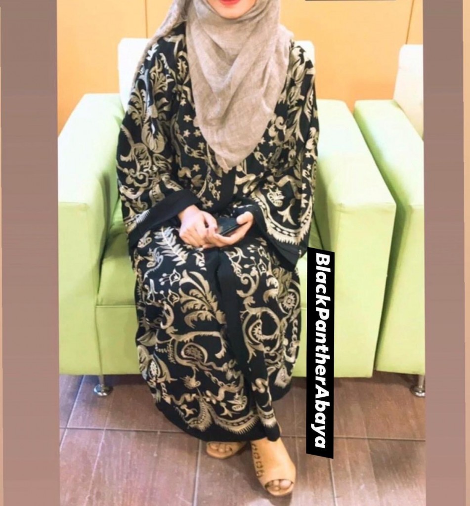 Embroidery Abaya by Black Panther Abayas IMG # 1