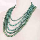 Multi Layered Turquoise Mala IMG # 1