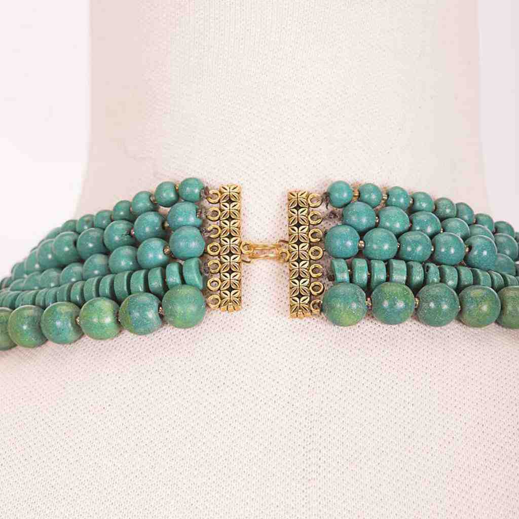 Multi Layered Turquoise Mala IMG # 1