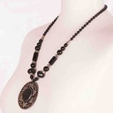 Black Onyx Antique Pendant IMG # 1