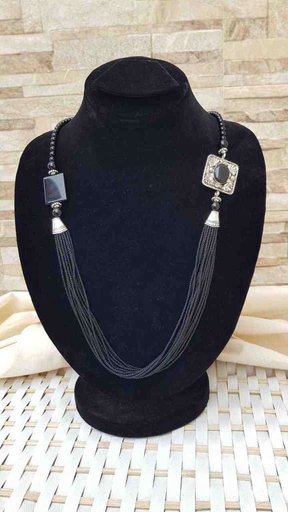 Assymetric Onyx Mala IMG # 1