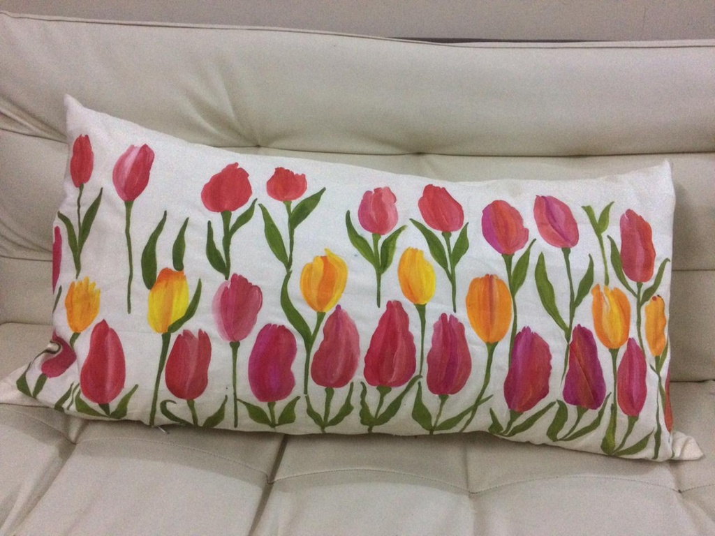 Hand Painted Custion cover