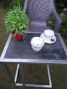 C TABLE with marble top IMG # 1