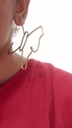 butterfly statement earrings IMG # 1