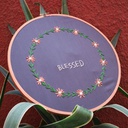 Blessed -  Hoop Embroidery IMG # 1