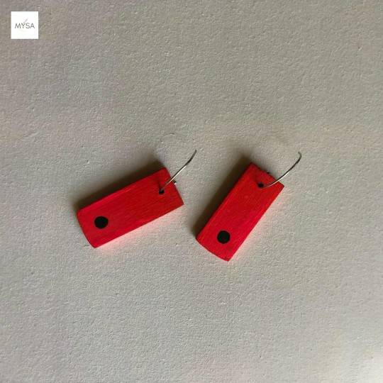 Red Earrings IMG # 1