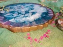 Hydrangea Resin Coaster IMG # 1