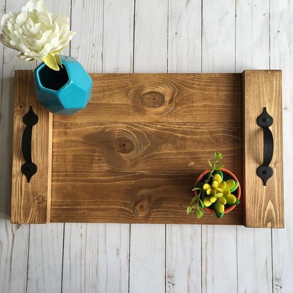 Wooden serving tray IMG # 1