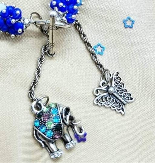 Gradient blue bangle bracelet IMG # 1