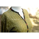 Embroidered Green Shirt