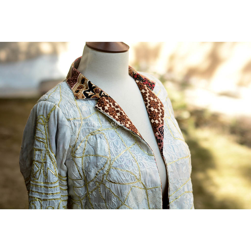 Embroidered Green Shirt
