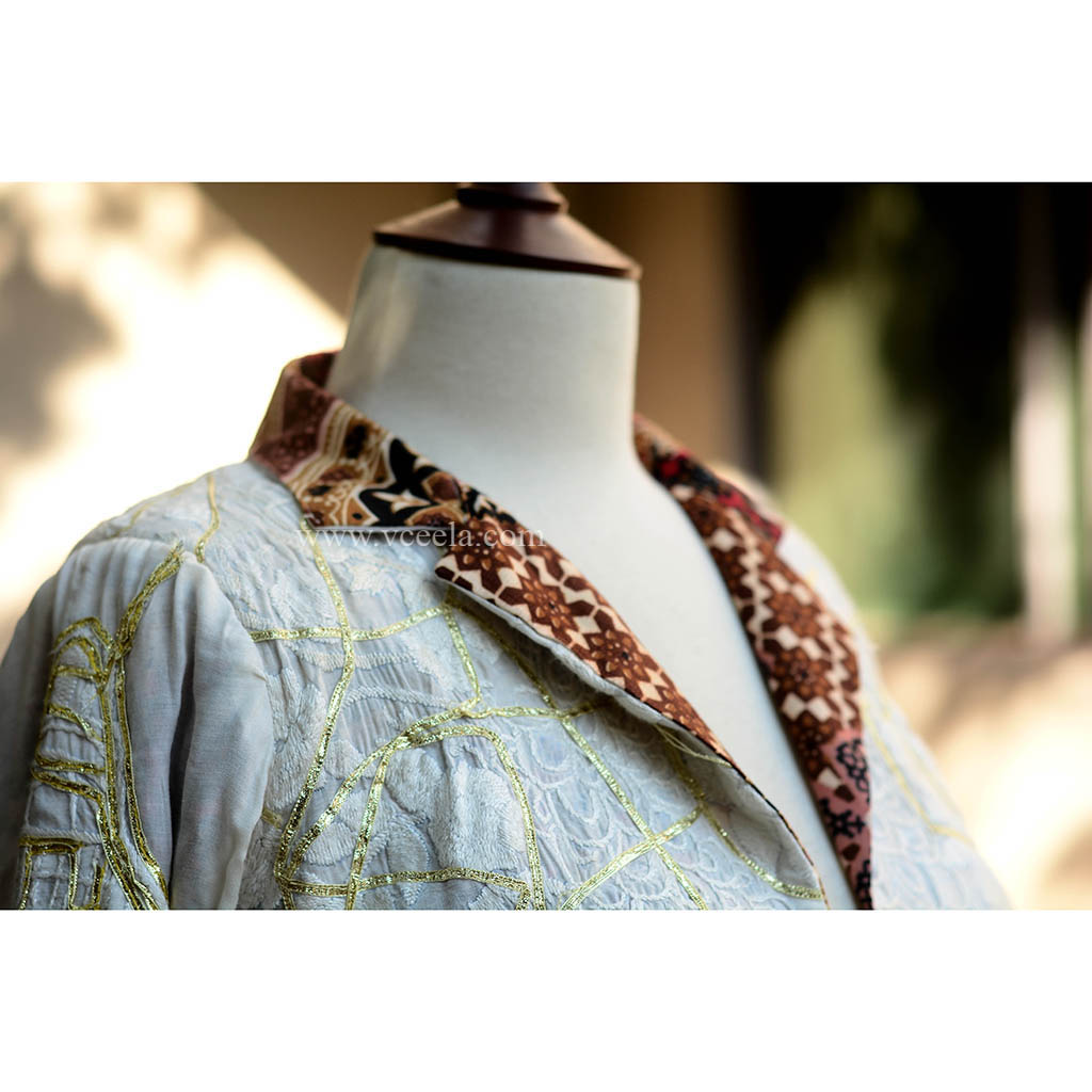 Embroidered Green Shirt