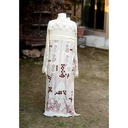 Embroidered red shirt with moti work - Duplicate IMG # 1