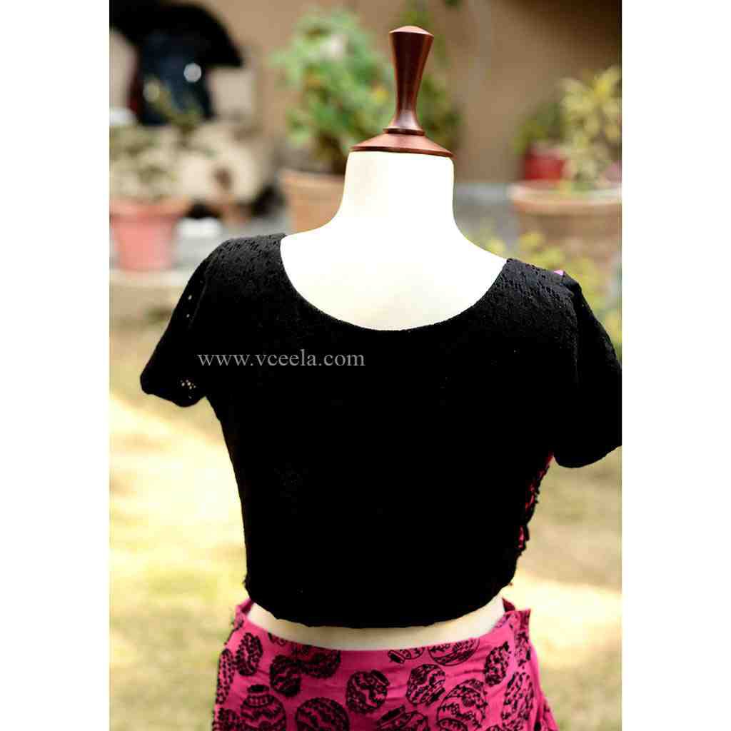 Embroidered red shirt with moti work - Duplicate IMG # 1