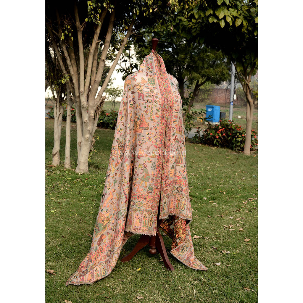 Hand Weaved Pure Kashmiri Kani Shawl