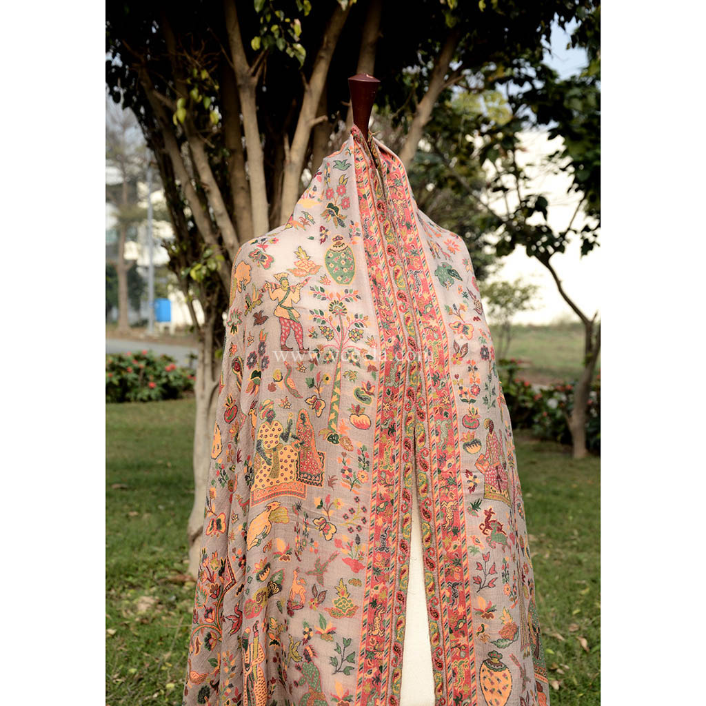 Hand Weaved Pure Kashmiri Kani Shawl