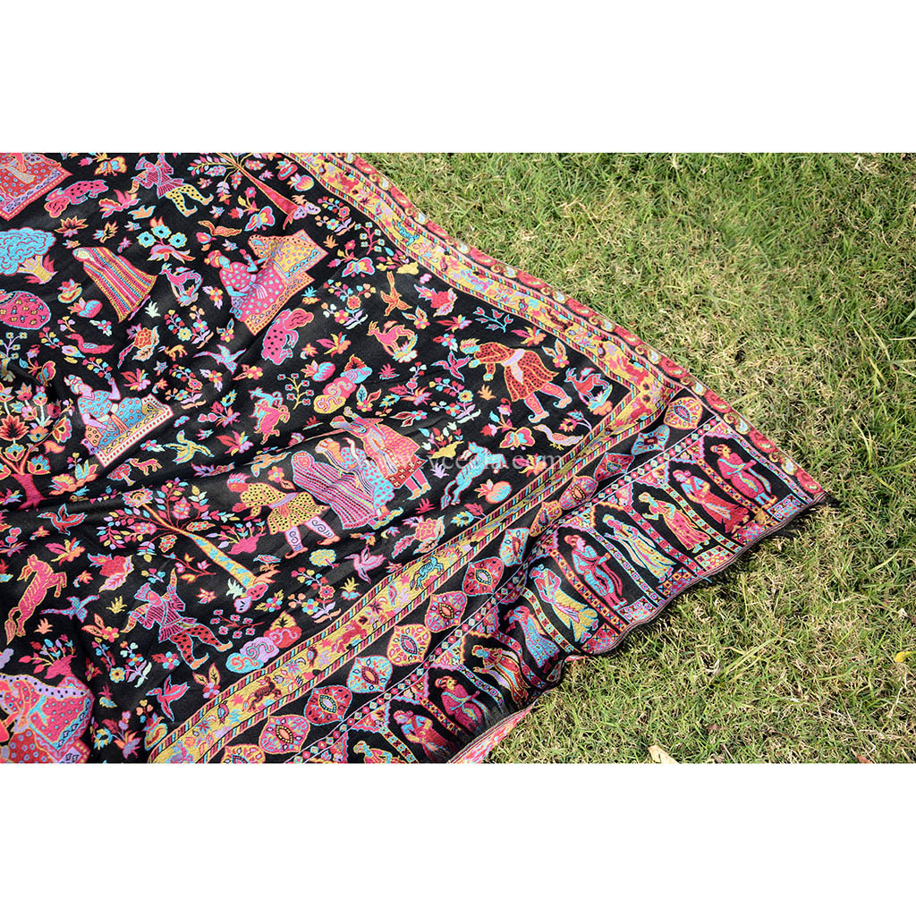 Hand Weaved Pure Kashmiri Kani Shawl