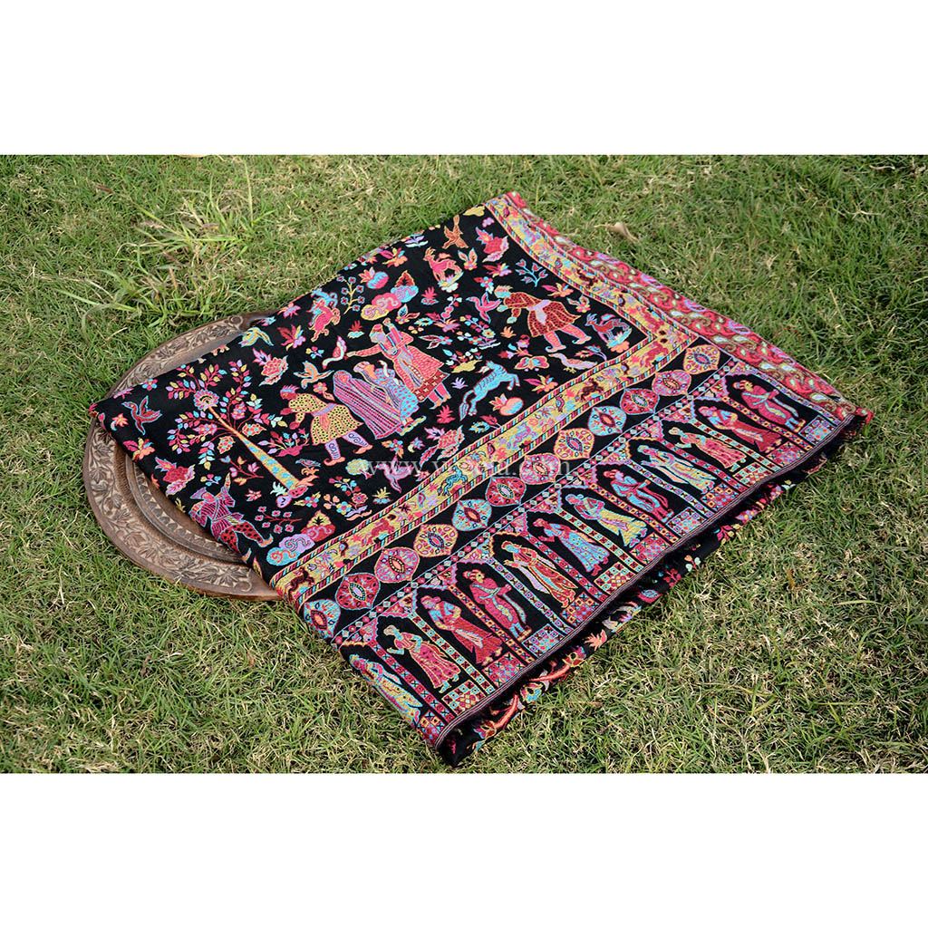 Hand Weaved Pure Kashmiri Kani Shawl