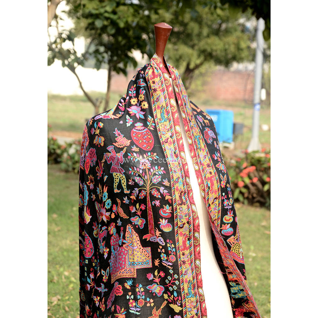 Hand Weaved Pure Kashmiri Kani Shawl