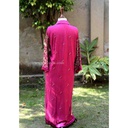 Embroidered Pink Long Coat Sitara Work IMG # 1