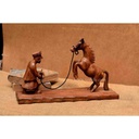Cultural Wooden Dancing Horse - Duplicate IMG # 1