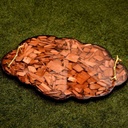 HANDMADE Wooden Tray - Cosmos Pattern with Ocean - Duplicate IMG # 1