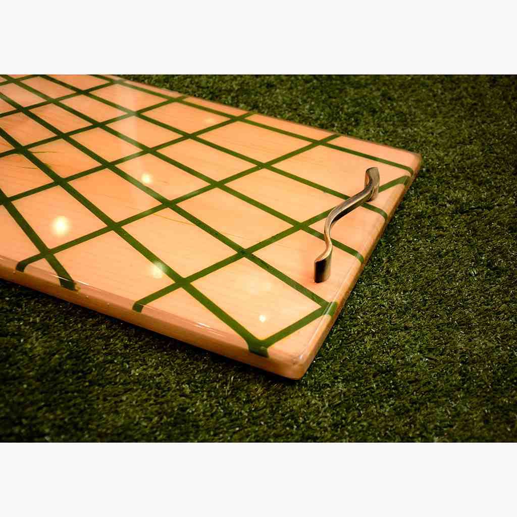 Blue Wooden cheese boarder Tray  - Duplicate IMG # 2