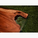 Wooden Clock With Seaview Resin Work - Duplicate IMG # 1