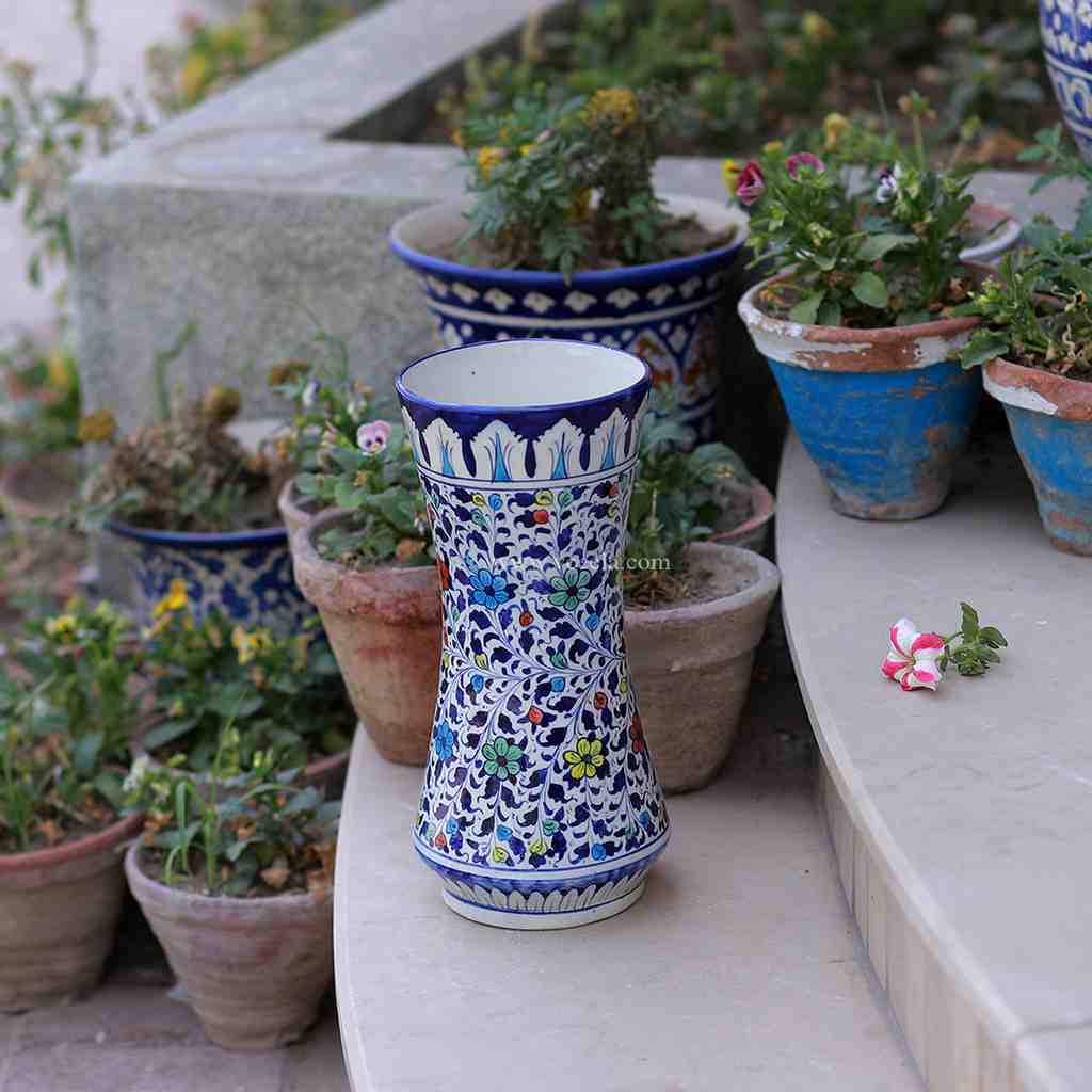 Blue Pottery Vase  - Duplicate IMG # 1