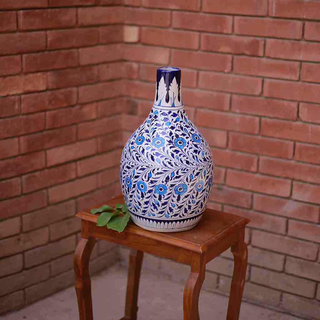 Blue Pottery Vase   - Duplicate IMG # 1