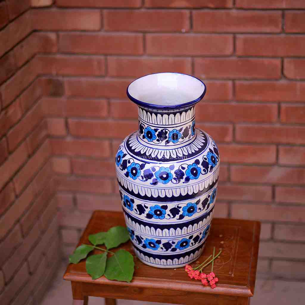 Blue Pottery Vase         - Duplicate IMG # 1