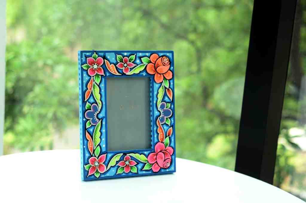 Handcrafted Truck Art Wooden Picture Frame - Duplicate IMG # 1