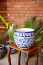 Blue Pottery planter (large) - Duplicate IMG # 1