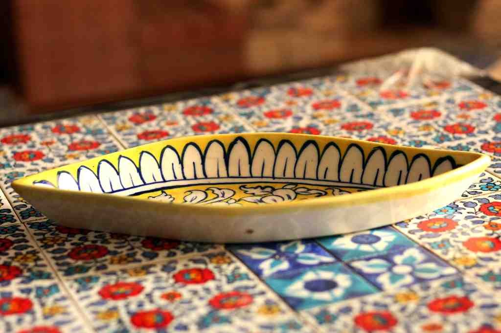 Blue Pottery Qandeer Dish  - Duplicate IMG # 1
