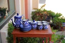 Blue pottery Tea Set IMG # 1