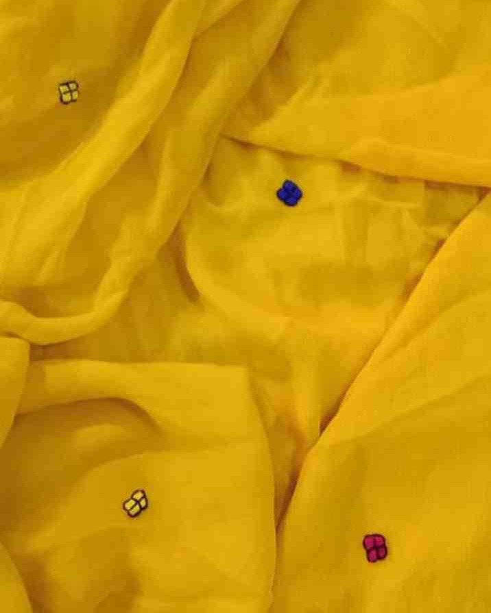 Balochi Embroidered Shirt with Embroidered Chiffon Doupatta - Duplicate IMG # 1