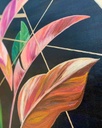 Tropical Leaf Abstract Painting IMG # 2