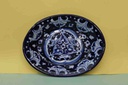 Blue Pottery Rice Dish  - Duplicate IMG # 1