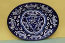 Blue Pottery Rice Dish  - Duplicate IMG # 1
