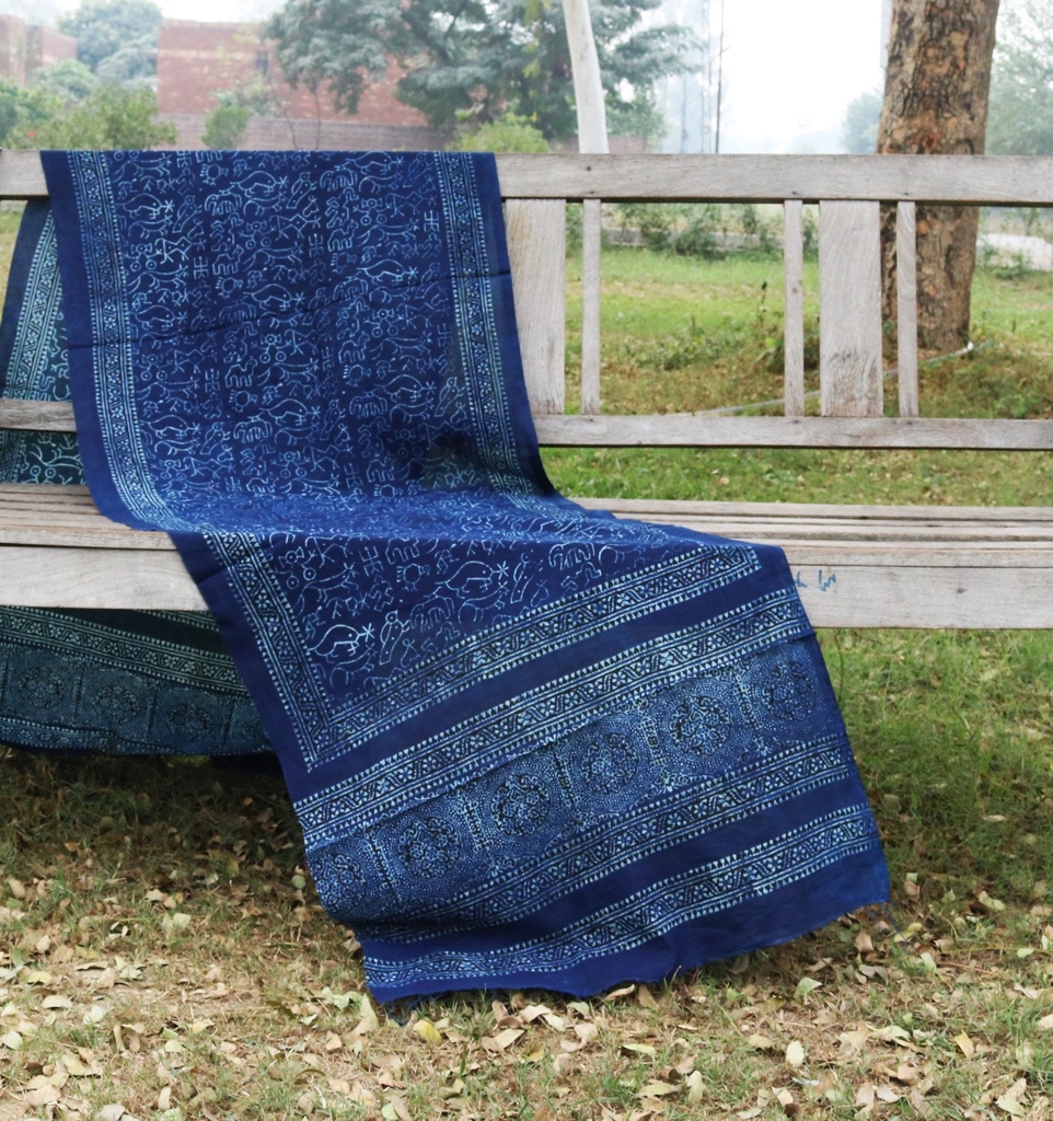 Ajrak Stole IMG # 11119
