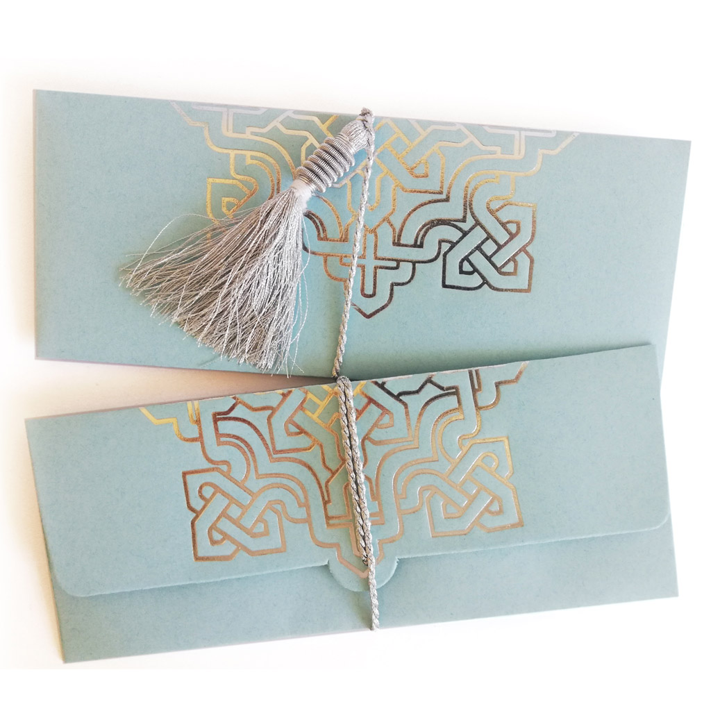 Embellished Long Money Envelopes