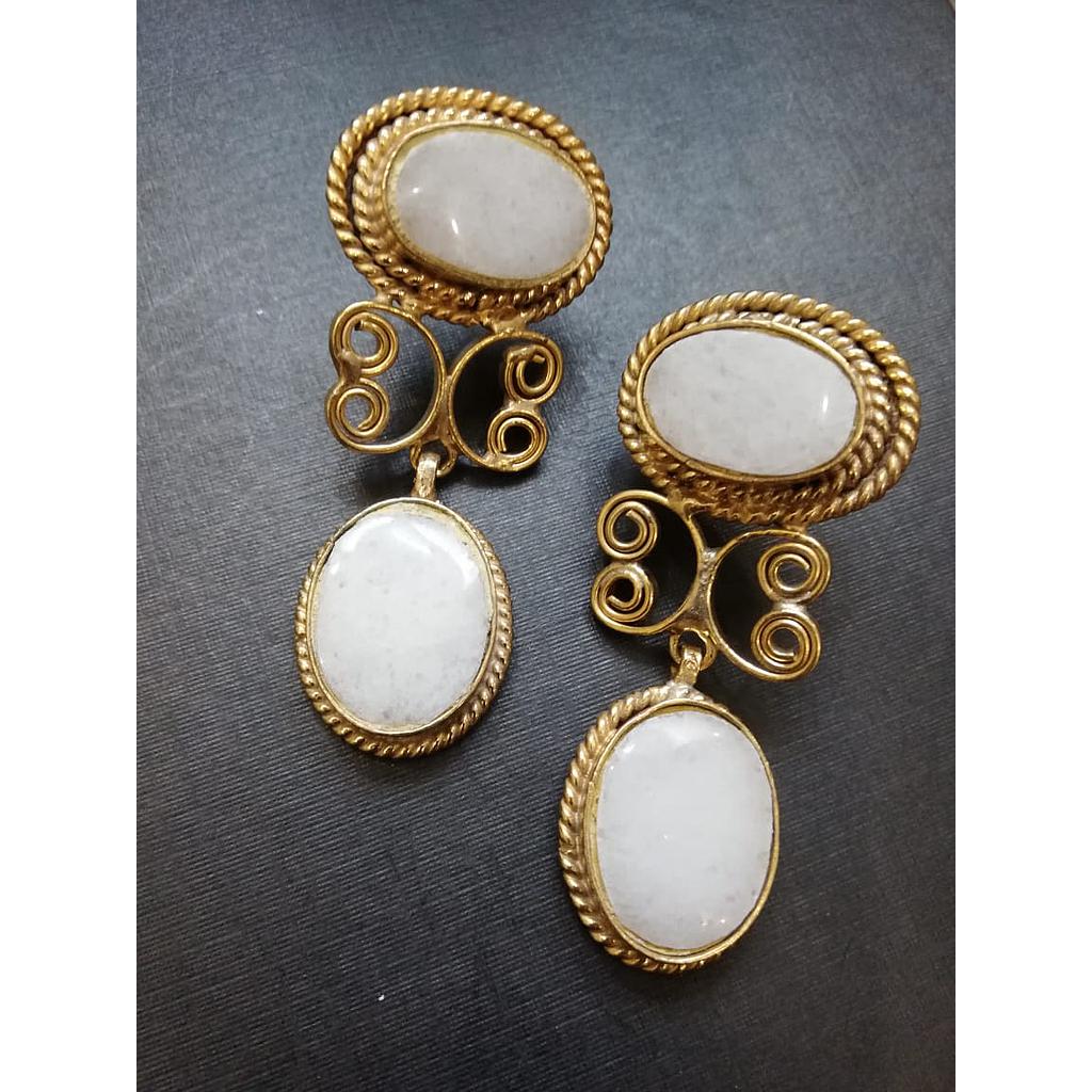 White Tourmaline Earrings