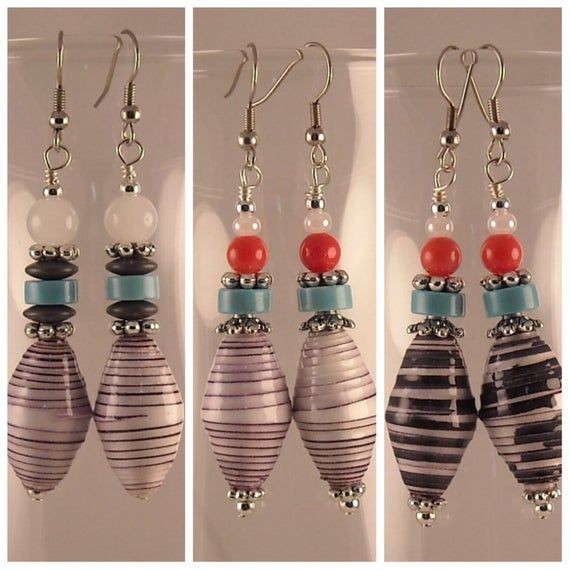 Paper beads jewellery (durable)