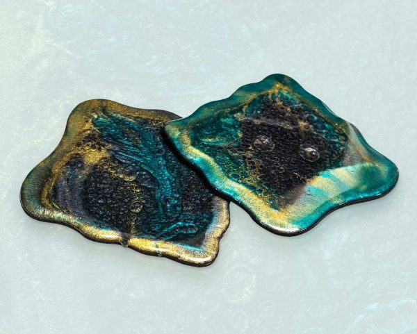 King Bubble Resin Coasters