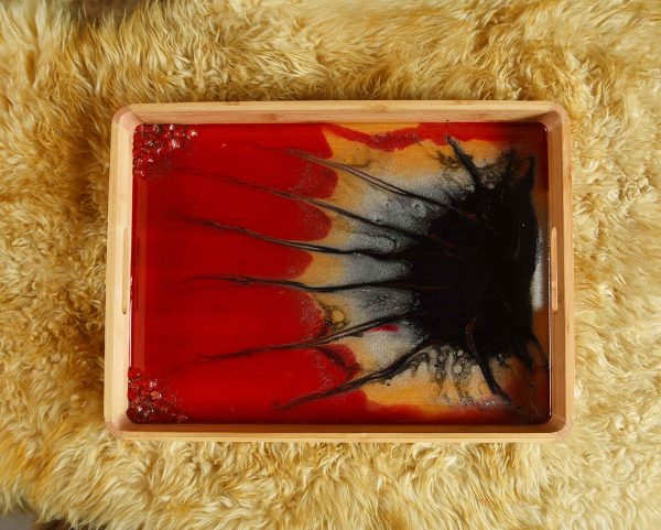 Bounty Glitter Resin Tray