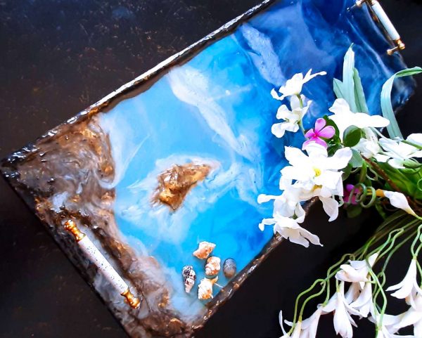 Emerald Oceania Resin Tray