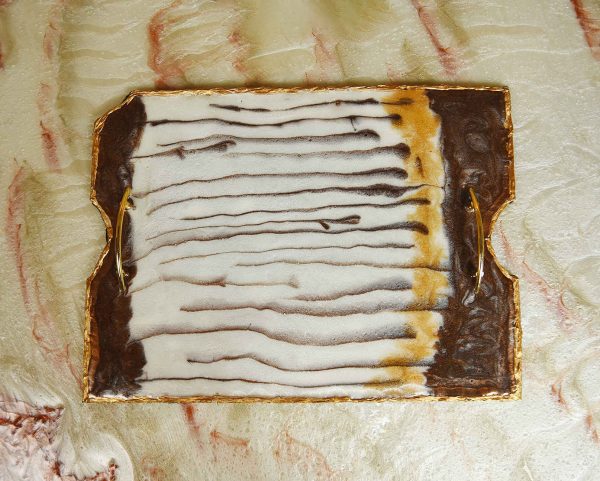 Molten Chocolato Resin Tray
